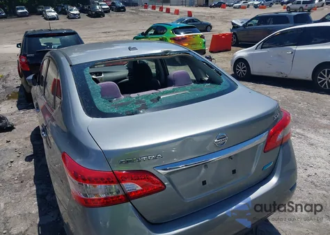 2013 Nissan Sentra Sv из США, поврежденный, VIN 3N1AB7AP5DL658797